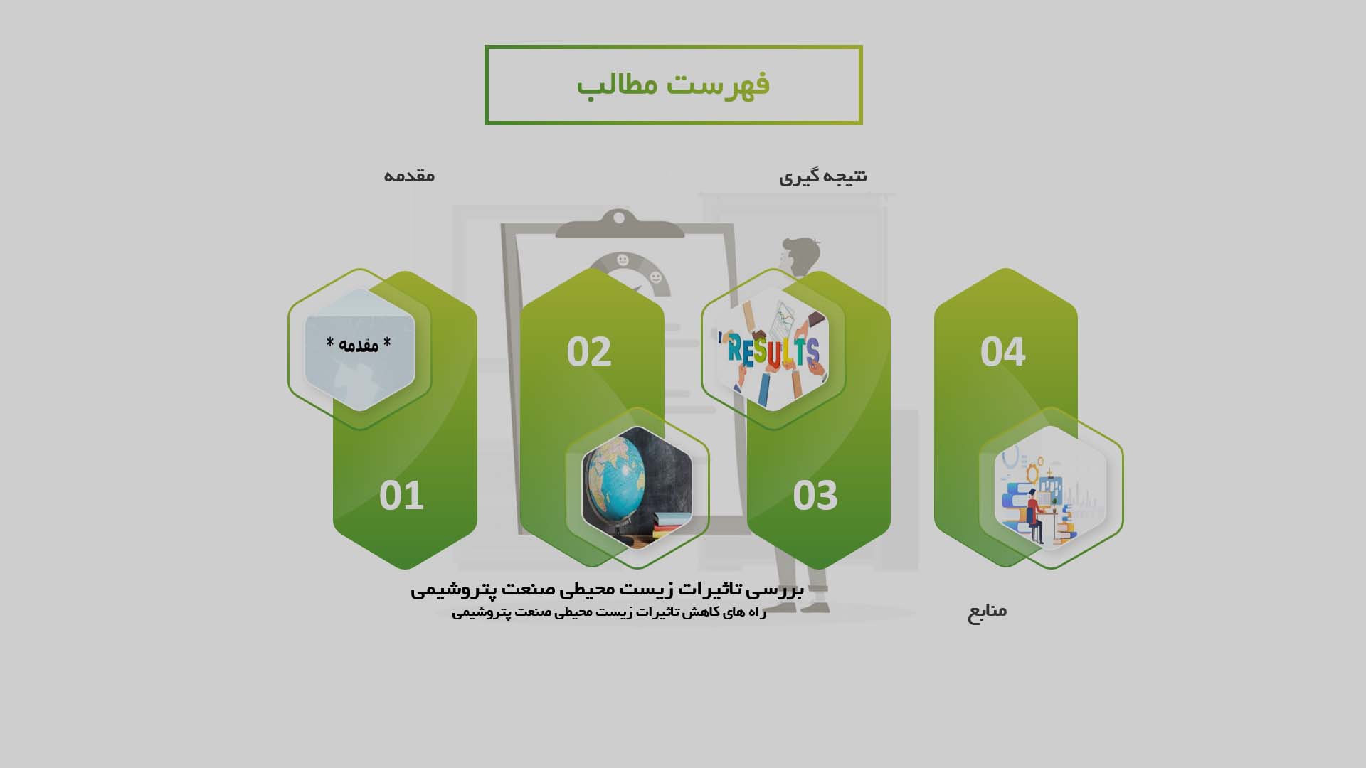 پاورپوینت بررسی تاثیرات زیست محیطی صنعت پتروشیمی